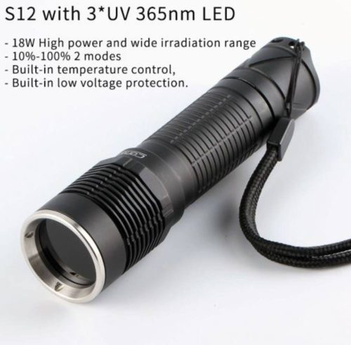 Convoy S12 with 3*UV 365nm LED