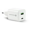 everActive GaN SC-450Q Wandladegerät mit USB-Anschluss und USB-C PD PPS QC4+ 45W