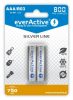 2x wiederaufladbar everActive R03/i.e. 800 mAh