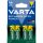 Varta 56706 AA Ready2Use Micro Battery Ni-MH 2100mAh 1,2 V Ni-Mh-Akku-Pack, 4 Stück