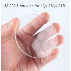 Glaslinse mit Antireflexionsbeschichtung 58,2 mm