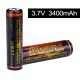 Trustfire 18650 3400 mAh geschützter wiederaufladbarer Li-Ionen-Akku