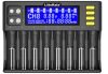 LiitoKala Lii-8S Ladegerät für 8 Batterien