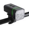 Boruit 2595 Fahrradvorderlicht mit 4 LEDs, 2000 Lumen und einer Reichweite von 200 Metern