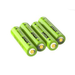  4x Xtar AAA-Batterie mit 1,5 V und 1200 mAh Kapazität