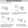 Manker E14 IV Taschenlampe mit Batterie, Nichia 519a led, CRI90